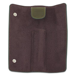 Endless Companion Single Pen Pouch - Green, open