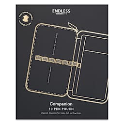 Endless Companion 10 Pen Pouch - Brown, front of the packaging