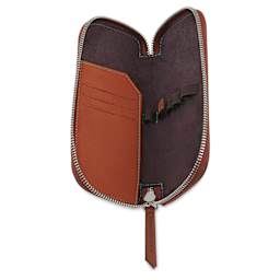 Endless Companion 3 Pen Pouch - Brown, pen case open