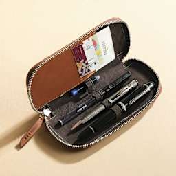 Endless Companion 3 Pen Pouch - Brown, pens inside not included