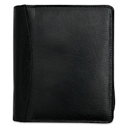 Girologio 12 Leather Pen Zip Case - Black