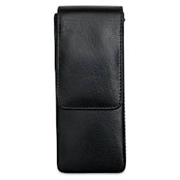 Girologio 3 Leather Pen Case - Black