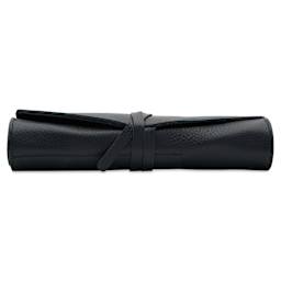 Girologio 10 Pen Leather Roll - Midnight Noir