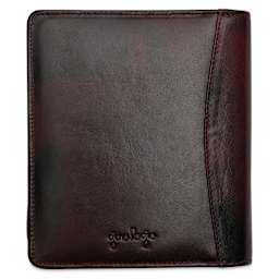 Girologio 12 Leather Pen Zip Case - Oxblood, side