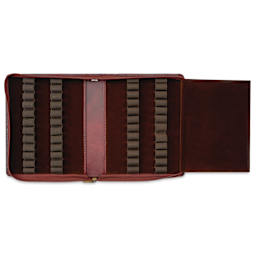 Girologio 24 Pen Leather Zip Case