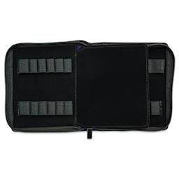 Girologio 12 Denim Pen Zip Case - Cotton Denim, open