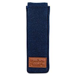 Girologio 2 Denim Pen Case - Cotton Denim, back