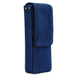 Girologio 3 Denim Pen Case - Cotton Denim, side