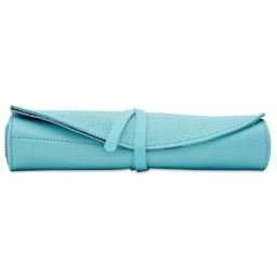 Girologio 10 Pen Leather Roll - Aqua Breeze