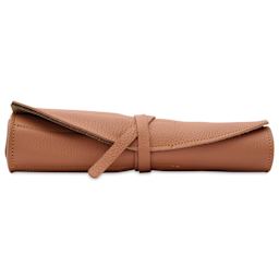 Girologio 10 Pen Leather Roll - Rustic Saddle
