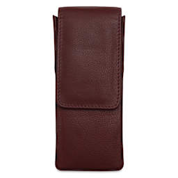 Girologio 3 Leather Pen Case - Antique Brown