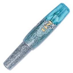 Benu Pixie Fountain Pen - Aqua Glow, cap on