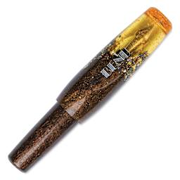 Benu Pixie Fountain Pen - Honey Bronze, cap on (image may show a different size nib)