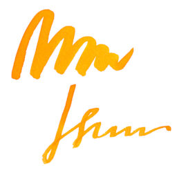 Pilot Iroshizuku Fountain Pen Ink - Warm Lantern (To-ro), swatch