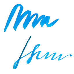 Pilot Iroshizuku Fountain Pen Ink - Sky Blue (Ama-iro), swatch