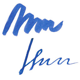 Pilot Namiki Fountain Pen Ink - Blue, 60 ml, swatch