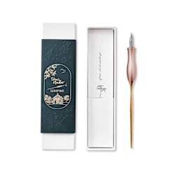 Tom’s Studio Bloom Straight Calligraphy Dip Pen - Peony with packaging