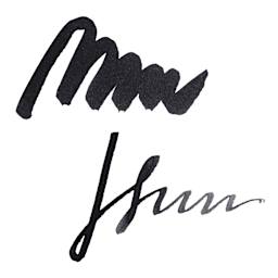 Pelikan 4001 Fountain Pen Ink - Brilliant Black, swatch