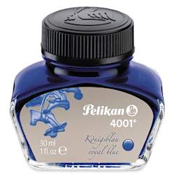 Pelikan 4001 Fountain Pen Ink - Royal Blue, 30 ml bottle