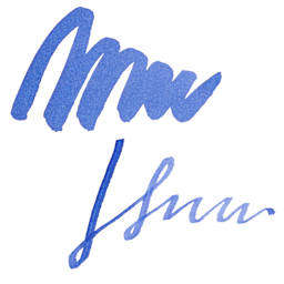 Pelikan 4001 Fountain Pen Ink - Royal Blue, swatch