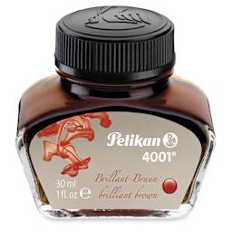 Pelikan 4001 Fountain Pen Ink - Brilliant Brown, 30 ml