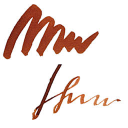 Pelikan 4001 Fountain Pen Ink - Brilliant Brown, swatch