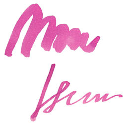 Pelikan Edelstein Fountain Pen Ink - Rose Quartz, swatch