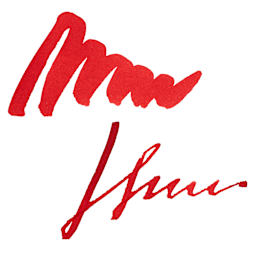 Pelikan Edelstein Fountain Pen Ink - Garnet, swatch