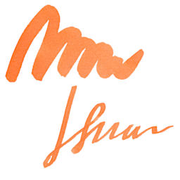 Pelikan Edelstein Fountain Pen Ink - Apricot Achat, swatch