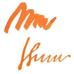 Pelikan Edelstein Fountain Pen Ink - Mandarin, swatch