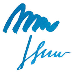 Pelikan Edelstein Fountain Pen Ink - Topaz, swatch