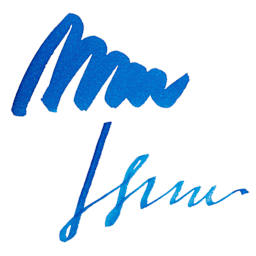 Pelikan Edelstein Fountain Pen Ink - Golden Lapis, swatch