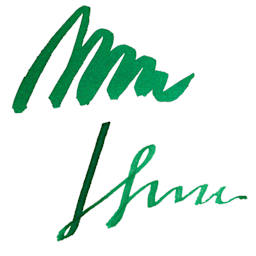 Pelikan Edelstein Fountain Pen Ink - Aventurine, swatch