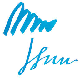 Tom's Studio Calligraphy Ink - Peacock swatch