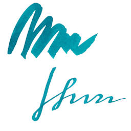 Tom's Studio Calligraphy Ink - Teal swatch