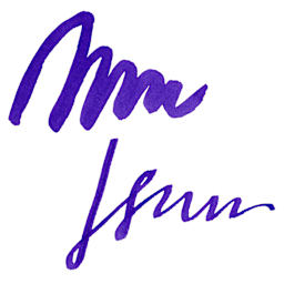 Tom's Studio Calligraphy Ink - Iris swatch