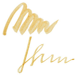 Tom's Studio Calligraphy Ink - Gold swatch