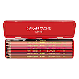 Caran d’Ache Nina Cosford Special Edition Creative Set - open packaging showing contents