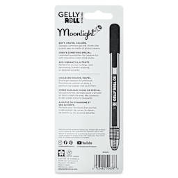 Sakura Gelly Roll Retractable Moonlight Pens - Set of 3, Pastel Bloom, back of packaging