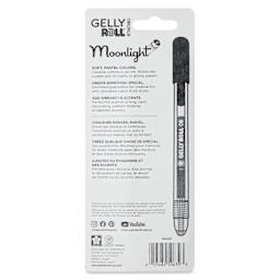 Sakura Gelly Roll Retractable Moonlight Pens - Set of 3, Pastel Garden, back of packaging