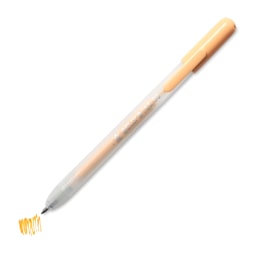 Sakura Gelly Roll Retractable Moonlight Pen - Pastel Orange, with swatch