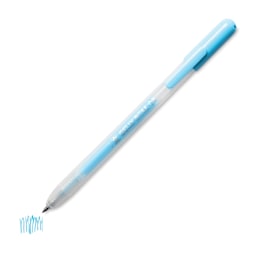 Sakura Gelly Roll Retractable Moonlight Pen - Pastel Sky Blue, with swatch