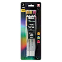 Sakura Gelly Roll Shimmer Pens - Set of 3, Shimmer Comet, front of packaging