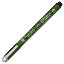 Sakura Pigma Micron Eco Pen - Black, 03, capped