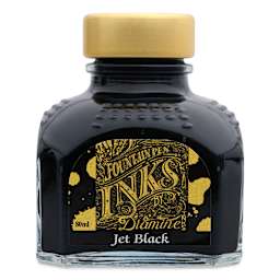Diamine Fountain Pen Ink - Jet Black, 80 ml