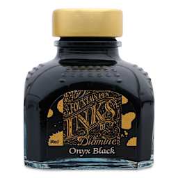 Diamine Fountain Pen Ink - Onyx Black, 80 ml
