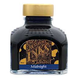 Diamine Fountain Pen Ink - Midnight, 80 ml