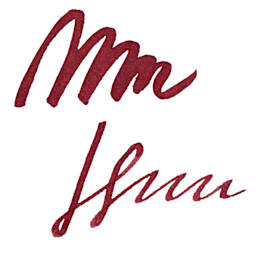 Diamine Fountain Pen Ink - Oxblood, 80 ml swatch