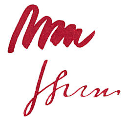 Diamine Fountain Pen Ink - Red Dragon, 80 ml swatch