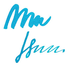 Diamine Fountain Pen Ink - Turquoise, 30 ml swatch